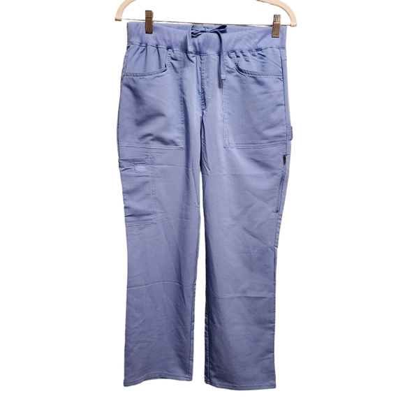 Dickies Womens Balance Petite Periwinkle Scrub Pants - Picture 5 of 14